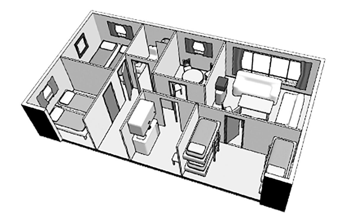 Storstuga floor plan